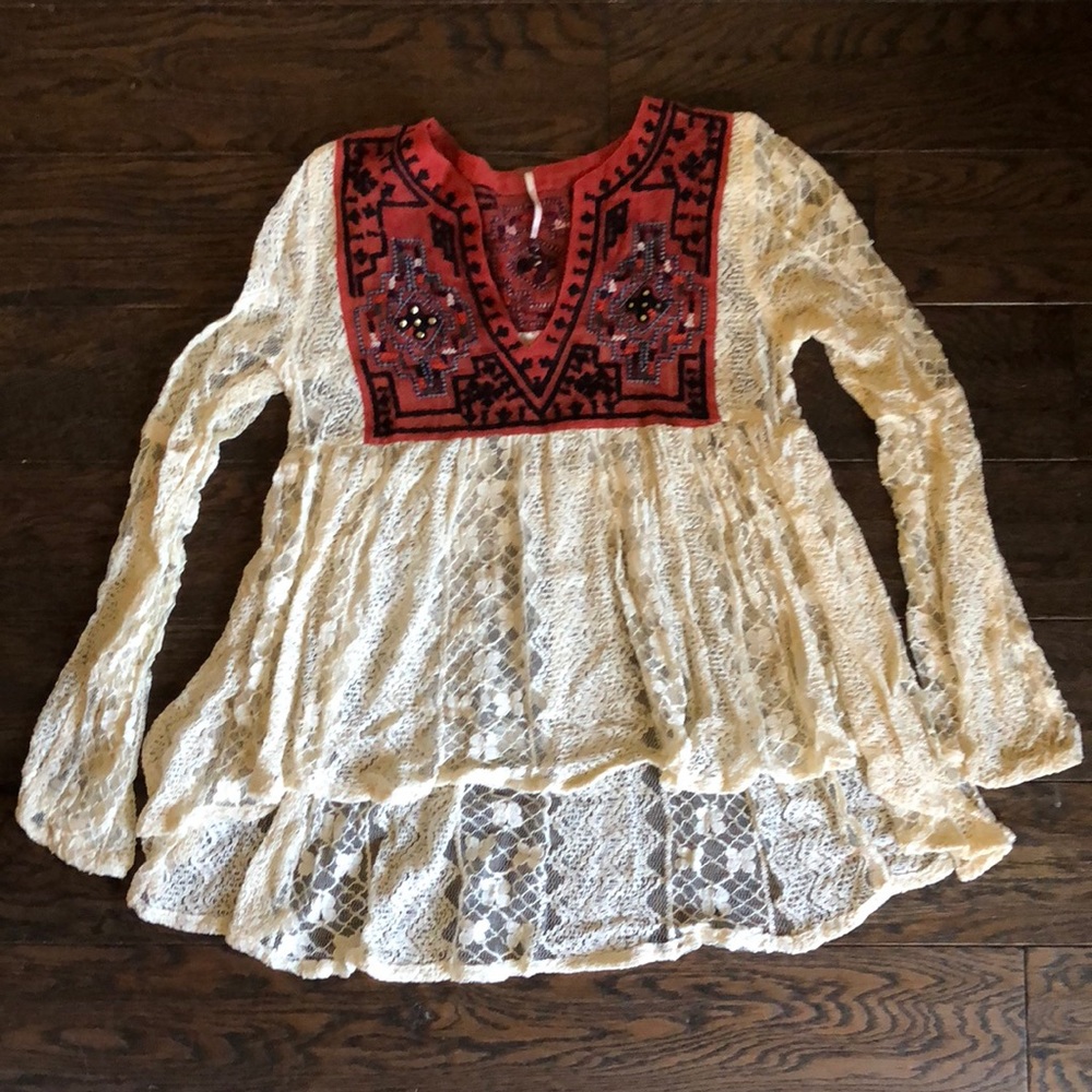 Free People knitted tunic
